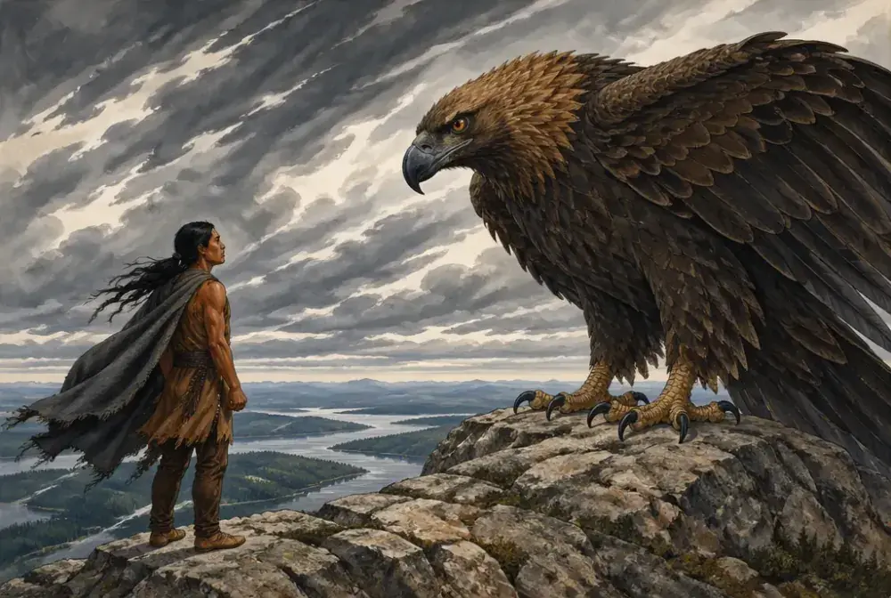 Gluskabe and the Wind Eagle
