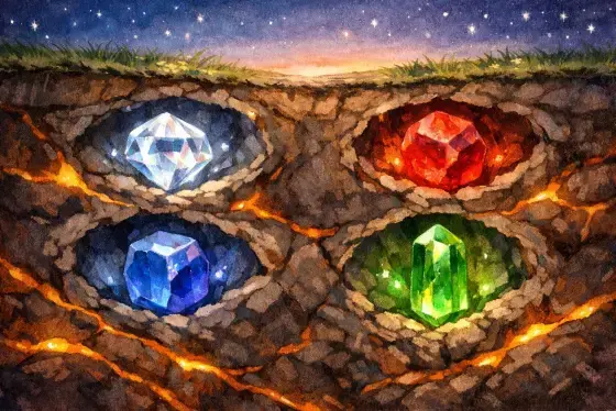 How Gems Are Born Deep Inside the Earth