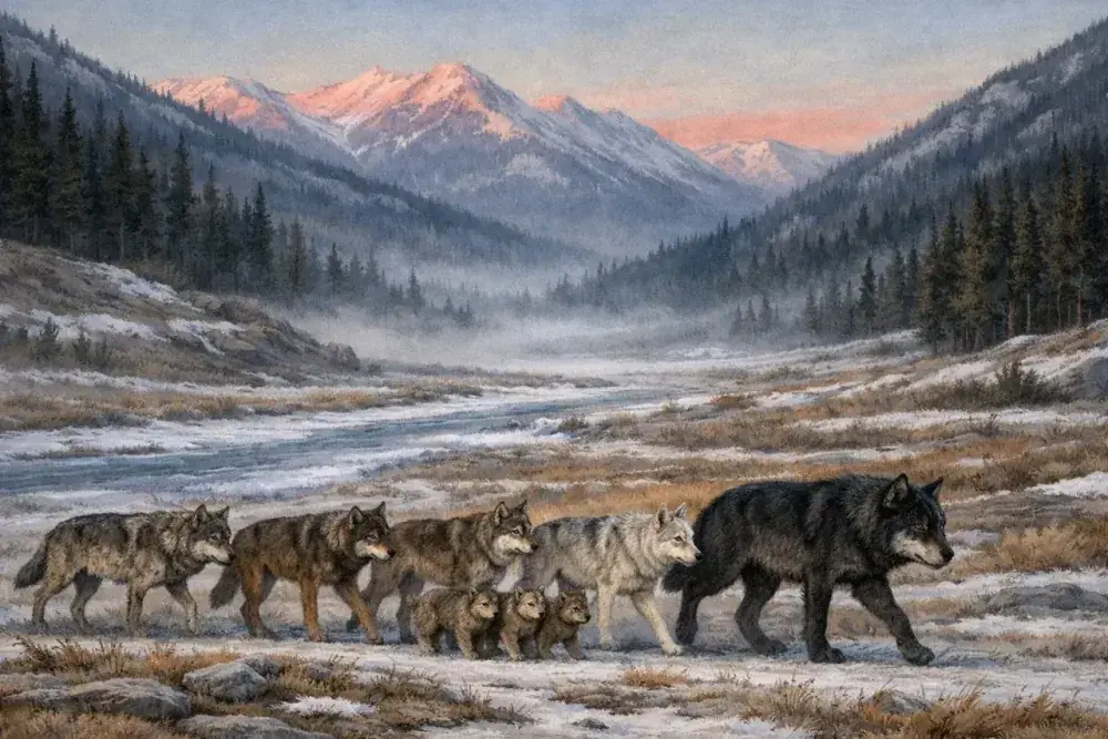 How Wolves Run a Family Pack 2