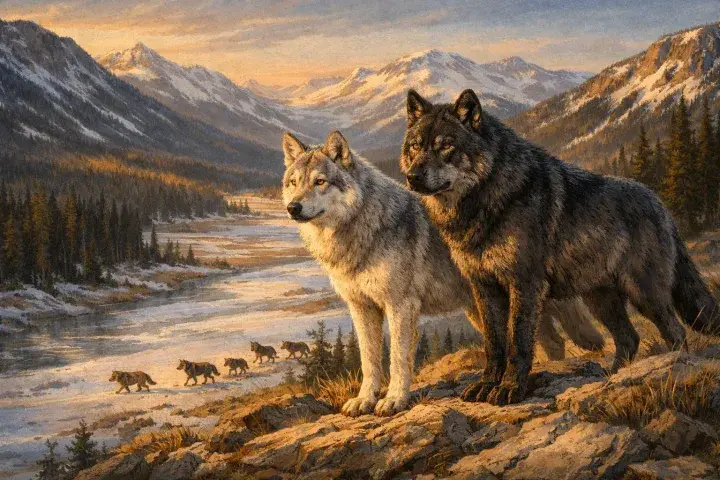 How Wolves Run a Family Pack