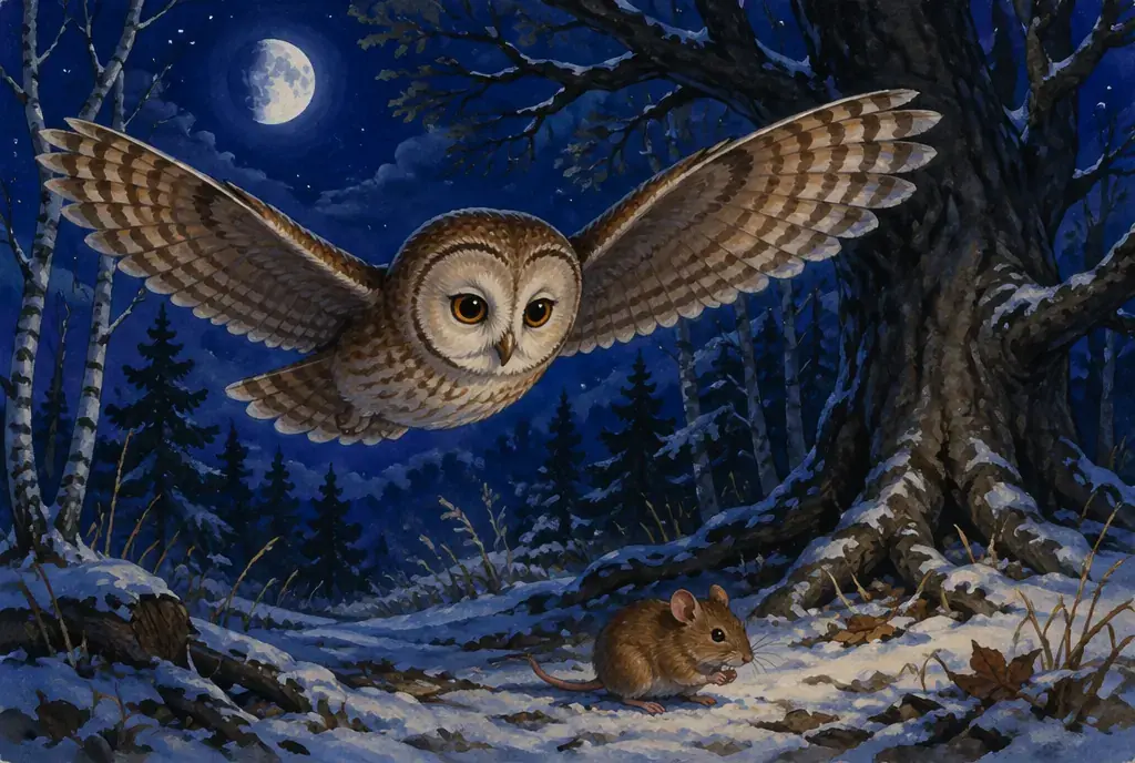 The Owl Who Hunts in Silence