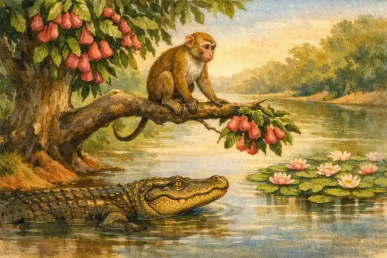 El Mono y el Cocodrilo