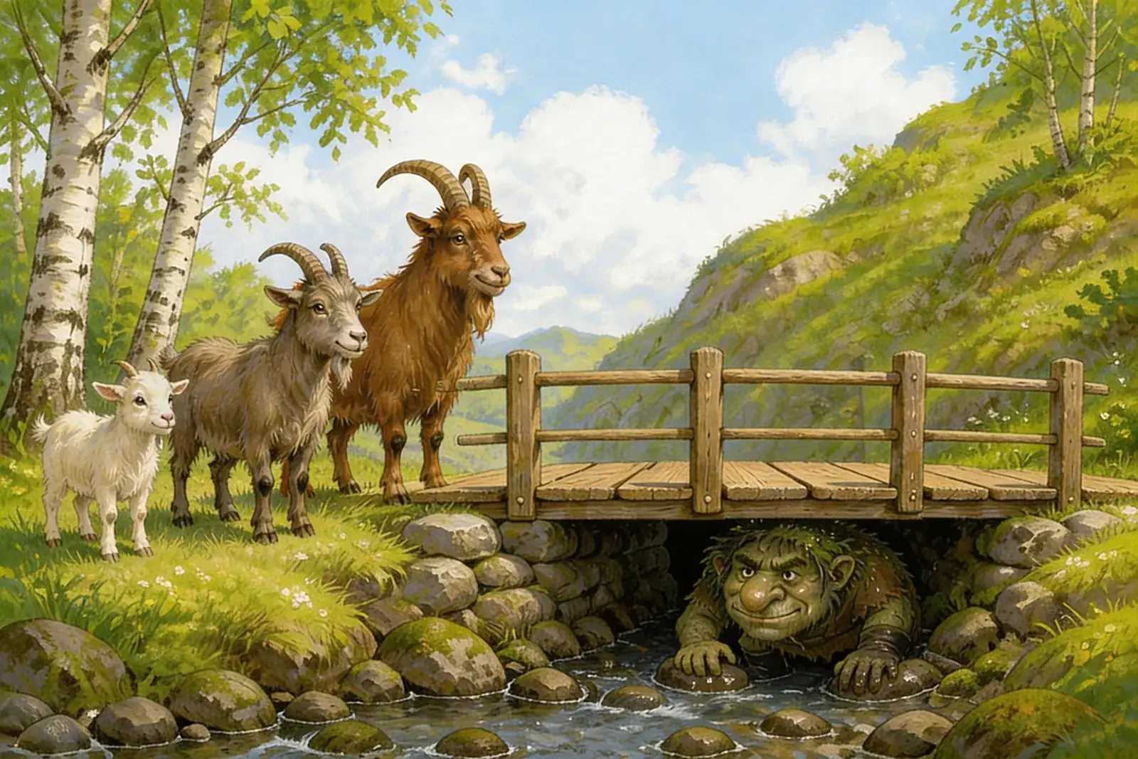 The Three Billy Goats Gruff