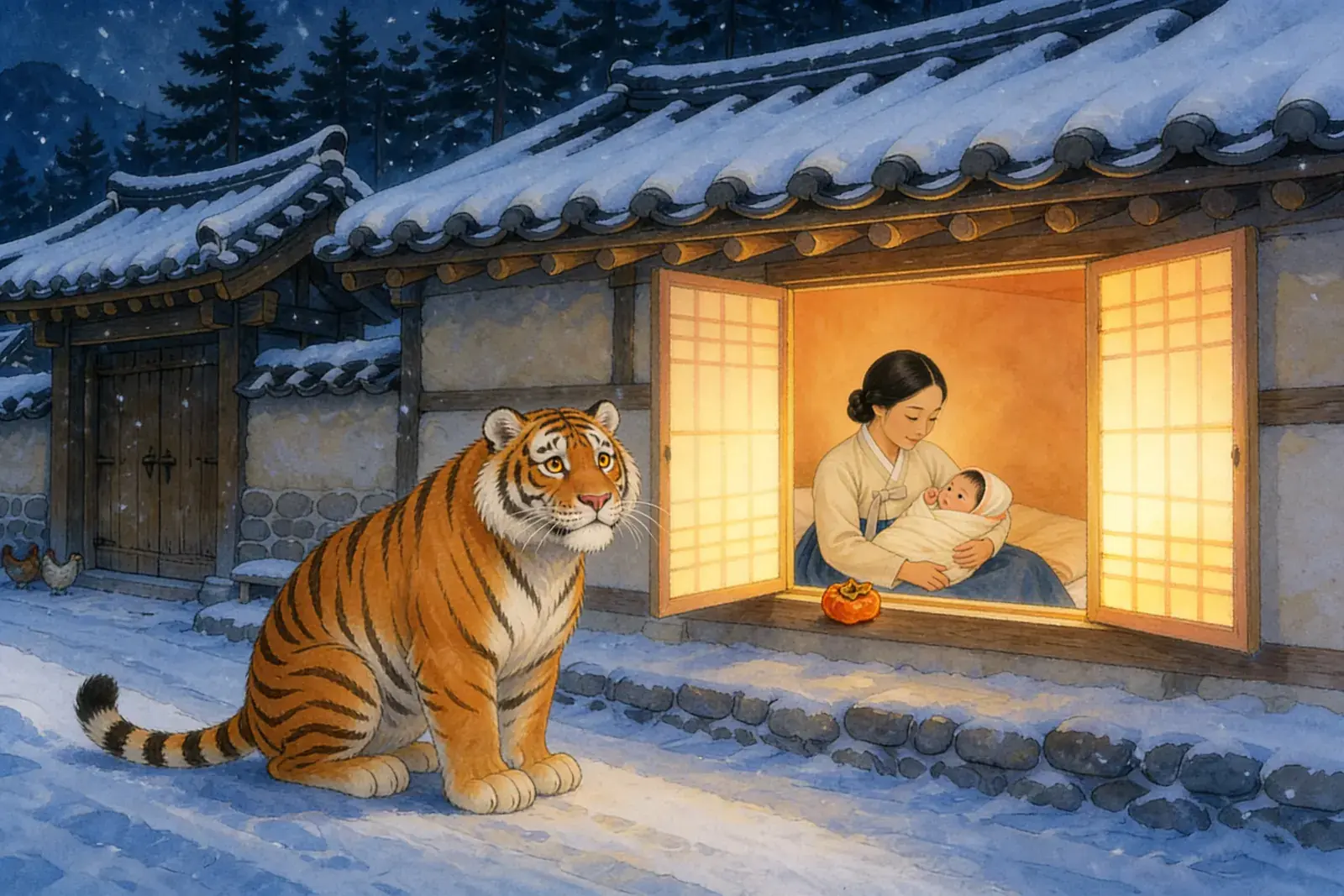 El tigre y el caqui