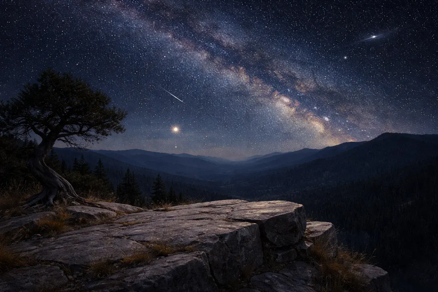 Ce que tu vois dans le ciel nocturne