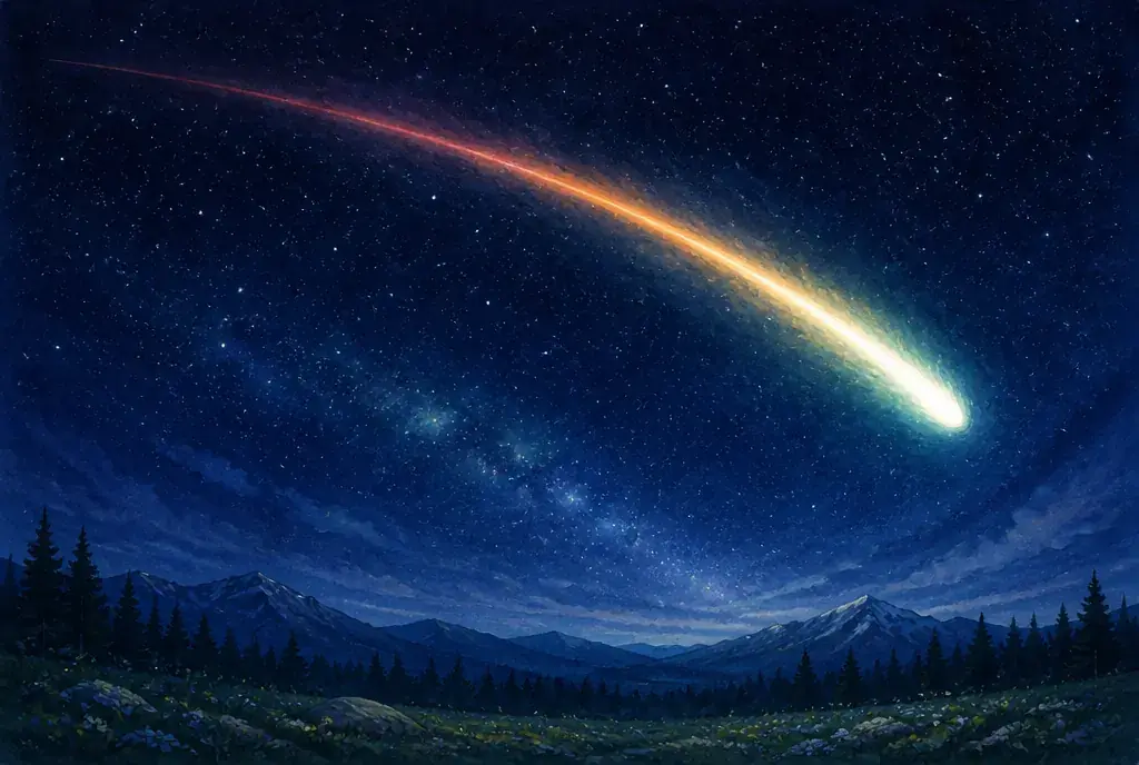 De dónde vienen las estrellas fugaces