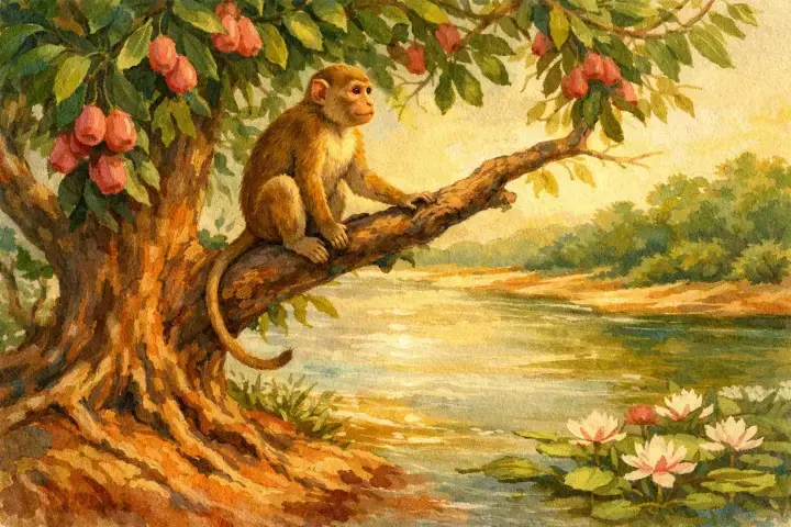 The Monkey and the Crocodile 2